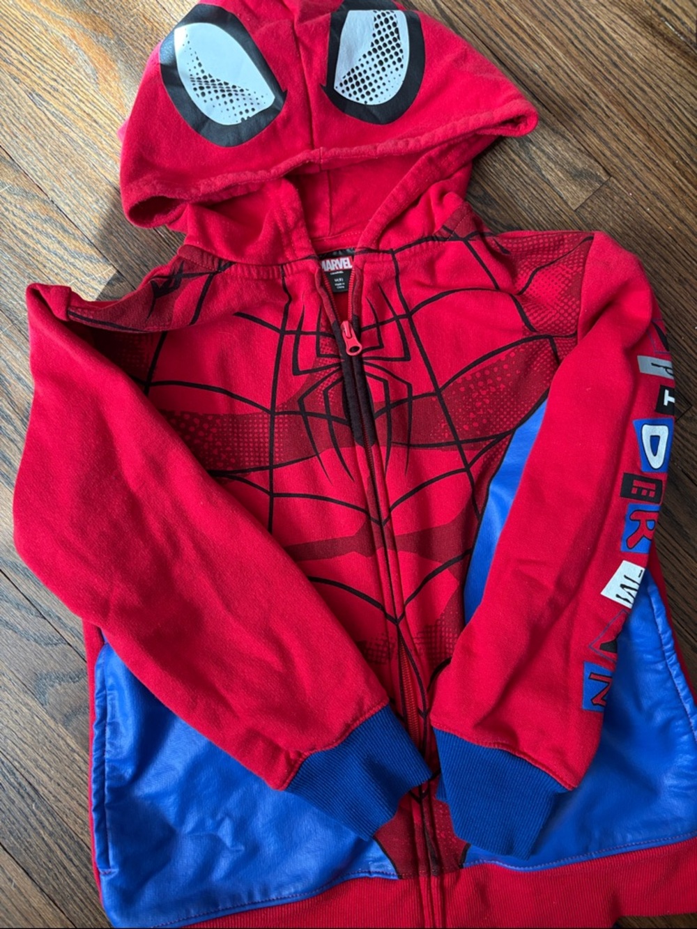 Boys Marvel Spider-Man Zip up Sweatshirt